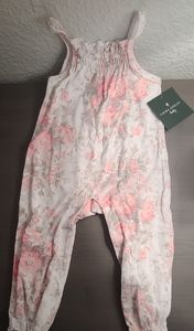 Laura Ashley Baby Floral Overalls